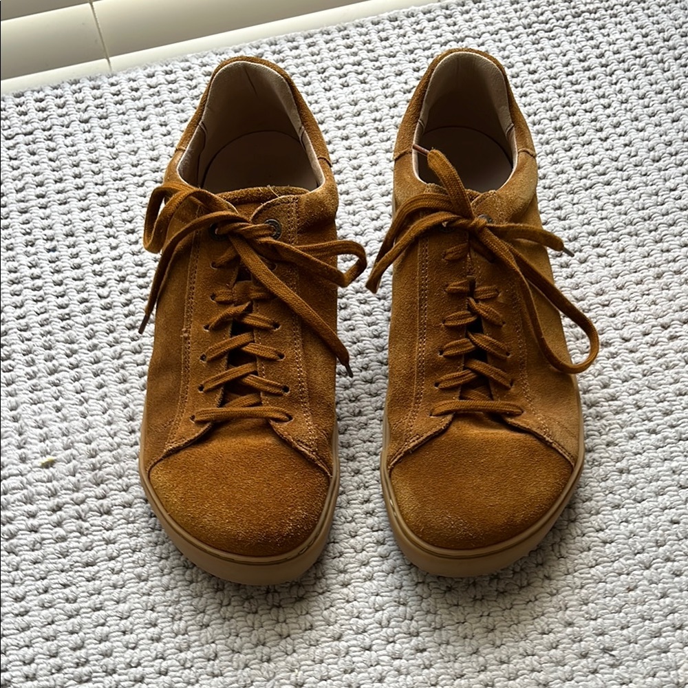 Women’s Birkenstock Tan Sneakers Moccasin-Style